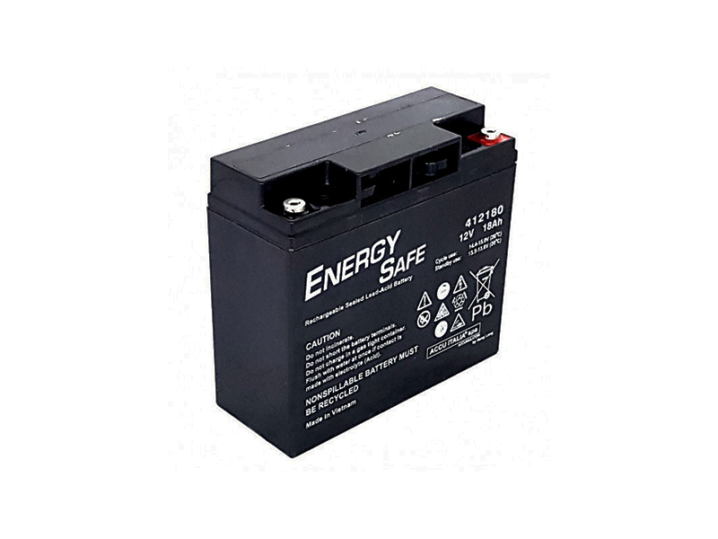Batterie sigillate AGM Energy Safe 12V 18ah uso tampone